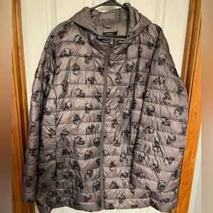 Torrid size 4 (26/28) lightweight skull jacket